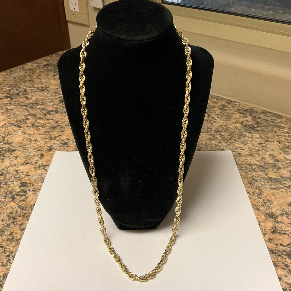 14K Rolo 28” Chain Necklace